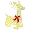 vidaXL 3D Kerst Rendier LOVIISA 140 LED's Warmwit 55 x 22 x 63 cm