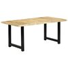 vidaXL Eettafel 180x90x76 cm massief mangohout