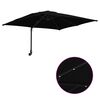 vidaXL Tuinparasol Zwart 248,5 x 247,5 x 160 cm Polyester en staal