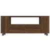 vidaXL Tv-meubel 120x35x48 cm bewerkt hout bruin eikenkleur