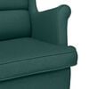 vidaXL Fauteuil 74x84x100 cm stof donkergroen