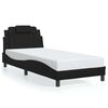 vidaXL Bedframe "Viana" zonder matras kunstleer zwart 90x190 cm