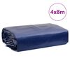 vidaXL Dekzeil 650 g/m² 4x8 m blauw