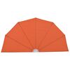 vidaXL Terrasscherm inklapbaar 160 cm terracottakleurig