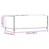 vidaXL Tuinmeubelhoezen 2 st waterdicht 420D 229x113x73 cm zwart