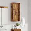 vidaXL Badkamer wandkast TULUM Oudhout 37 x 24,5 x 86 cm Bewerkt hout