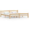 vidaXL Bedframe massief grenenhout 200x200 cm