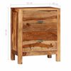 vidaXL Nachtkastje met 2 lades massief acaciahout