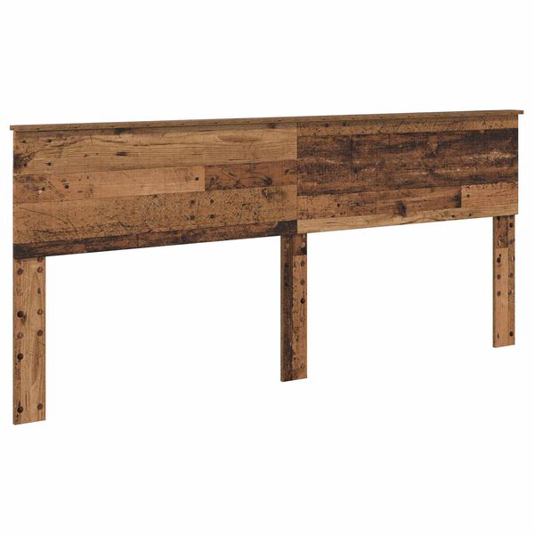 vidaXL Hoofdbord Oud Hout 200 cm Bewerkt hout