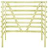 vidaXL Containerberging dubbel 140x80x150 cm ge&iuml;mpregneerd grenenhout