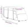 vidaXL Camperhoezen 660x235x275 cm vliesvlies grijs
