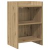 vidaXL Nachtkastjes Artisanaal eiken 40 x 30 x 60 cm Bewerkt hout
