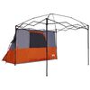 vidaXL Camping Tent Set met dak 2 pcs Oranje Taffeta en Stof