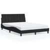vidaXL Bedframe zonder matras "Hanko" 120x200 cm fluweel zwart