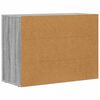 vidaXL Dressoir Grijs Sonoma 80,5 x 35 x 59 cm Bewerkt hout