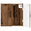vidaXL Dartbord Kabinet HAARLEM Oud hout 52,5 x 10,5 x 53,5 cm