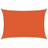 vidaXL Zonnezeil 160 g/m&sup2; rechthoekig 5x7 m HDPE oranje