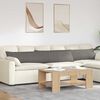 vidaXL Sofa Kussens 2 stuks Lichtgrijs 200 x 40 cm Cordstof