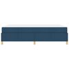 vidaXL Bedframe met matras Blauw 140 x 190 cm Stof