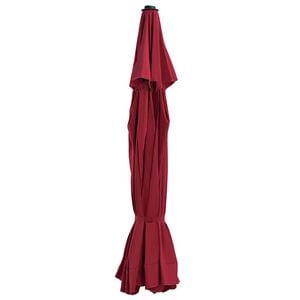vidaXL Vervangingsdoek voor parasol 515 cm bordeauxrood