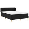 vidaXL Boxspringbed met matras met hoofdeinde Zwart 160 x 200 cm Stof