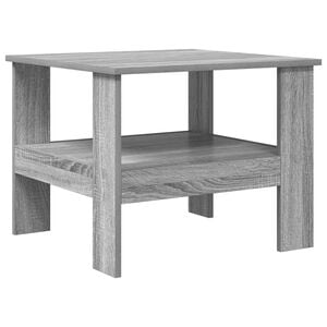 vidaXL Salontafel Grijs Sonoma 57 x 55 x 45 cm Bewerkt hout