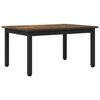 vidaXL Salontafel Gerookt eiken 70 x 50 x 36 cm Bewerkt hout