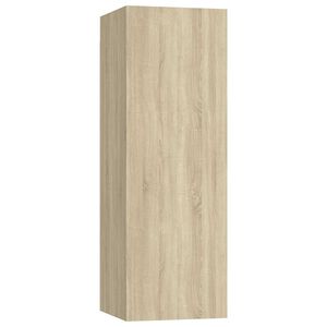 vidaXL Tv-meubel 30,5x30x90 cm bewerkt hout sonoma eikenkleurig