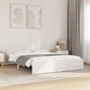 vidaXL Bedframe massief hout wit 135x190 cm