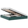 vidaXL Ottoman Bedframe met opslag Donkergroen 180 x 200 cm Fluweel