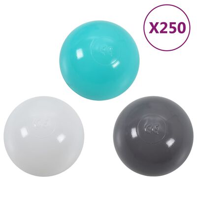 vidaXL Kinderspeeltent met 250 ballen 120x120x90 cm blauw