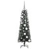 vidaXL Kunstkerstboom met 150 LED Groen 120 cm PVC en Plastic en Staal