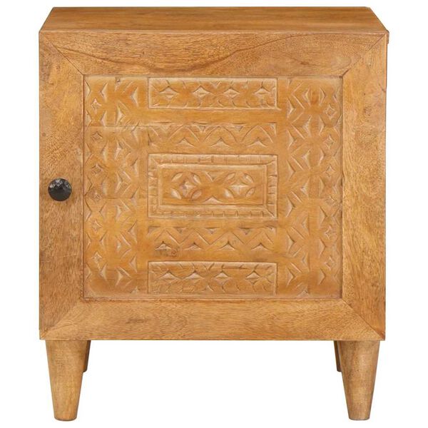 vidaXL Nachtkastje Licht Bruin 40 x 33 x 46 cm Massief acaciahout