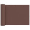vidaXL Balkon Privacy Scherm 180 x 500 cm Stof met PU-coating Bruin