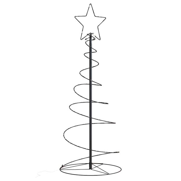 vidaXL LED-kerstboom 80 LEDs warm wit 120 cm