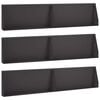 vidaXL Keerwand 6 st 100 x 12 x 40 cm Staal Zwart