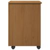 vidaXL Rolling Kast met wiel MOSS HoningBruin 34 x 39 x 56 cm