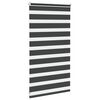 vidaXL Zebra rolgordijn 80x100 cm stofbreedte 75,9 cm zwart