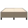 vidaXL Boxspring bed 120x200 cm stof taupe