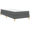 vidaXL Boxspringbed met matras Donkergrijs 100 x 200 cm Stof