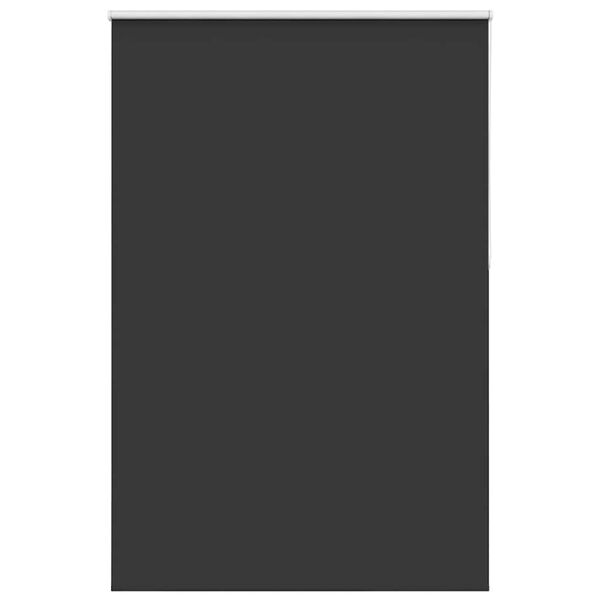 vidaXL Rolgordijn verduisterend 150x210 cm stofbreedte 146,6 cm zwart