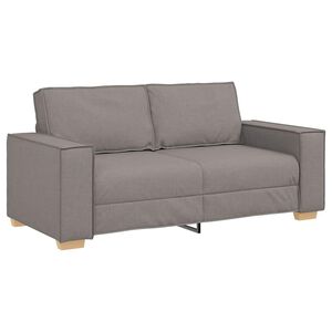 vidaXL 2-zitsbank Taupe 180x78x84 cm Stof