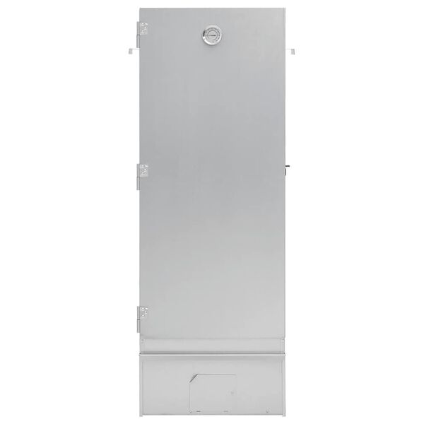 vidaXL BBQ-rookoven met houtsnippers 44,5x29x110 cm staal