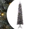 vidaXL Kunstkerstboom met 300 LED Groen 210 cm PVC en Plastic en Staal