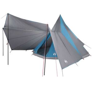 vidaXL Tipi Tent met dak met opslag Blauw 510 x 690 x 330 cm taft