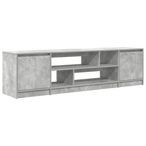 vidaXL Tv-meubel 188,5x41x50 cm spaanplaat betongrijs