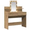 vidaXL Plafondtafel Artisan Eiken 100 x 40 x 130 cm Bewerkt hout