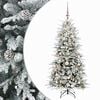 vidaXL Kunstmatige Inklapbare Kerstboom 120 cm 150 LED's Warmwit