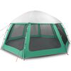 vidaXL Zwembadtent uitneembare buiten- gaaswanden 510x510 cm zeegroen