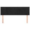 vidaXL Hoofdborden 2 st 72x5x78/88 cm fluweel zwart